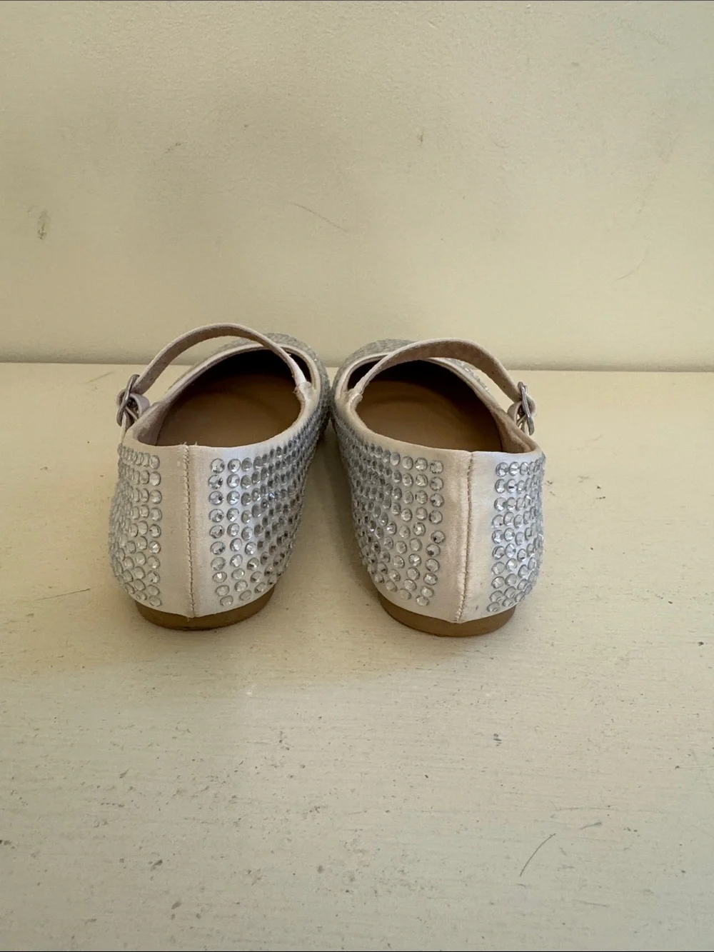 art class Silver Rhinestone Mary Jane Dress Shoes